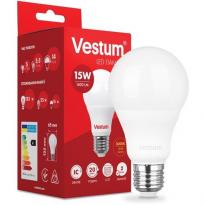 Светодиодная лампа A65 E27 15W 3000K 220V 1-VS-1102 Vestum
