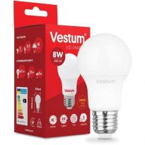 Светодиодная лампа A55 E27 8W 3000K 220V 1-VS-1108 Vestum