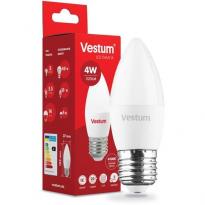 Світлодіодна лампа C37 E27 4W 4100K 220V 1-VS-1305 Vestum