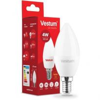 Світлодіодна лампа C37 E14 4W 3000K 220V 1-VS-1308 Vestum