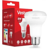 Лампочка LED R63 E27 8W 4100K 220V 1-VS-1403 Vestum
