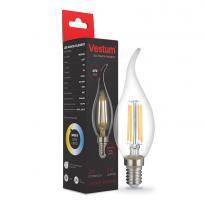 Світлодіодна лампа 1-VS-2406 філамент С35Т E14 4W 220V 3000К Vestum