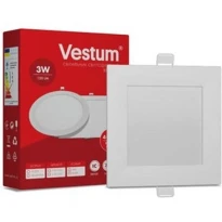Встраиваемый лед светильник 1-VS-5201 3W 4000K IP20 Vestum