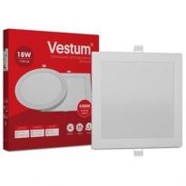 Светодиодный врезной светильник 1-VS-5205 18W 4000K IP20 Vestum