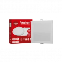 Светодиодный встраиваемый светильник квадратный 12W 6000K 220V 1-VS-5209 Vestum