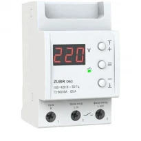 Реле контроля напряжения ZUBR D63 63А
